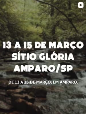 Post sobre retiro no Sítio Glória, em Amparo, São Paulo